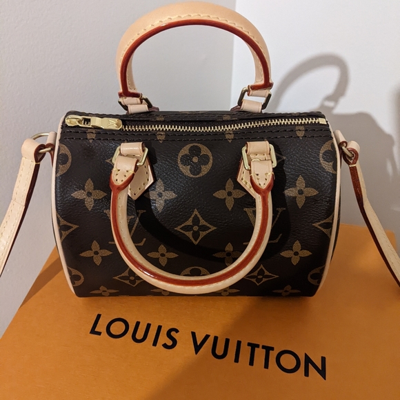 New Authentic Louis Vuitton Nano Speedy - Picture 7 of 11